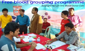 Free Blood Grouping Camp